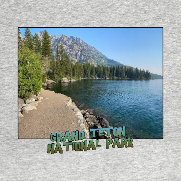 Wyoming State Outline (Grand Teton National Park - Lake Jenny Trail) by gorff